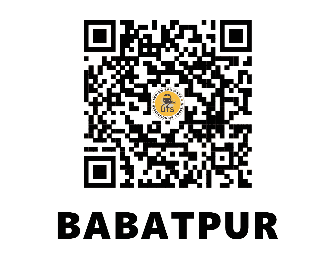 UTS QR Code for BABATPUR - BTP - NR (UTTAR PRADESH)